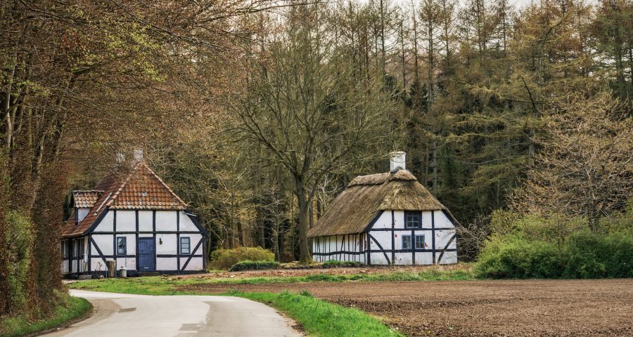 Old houses in Denmark